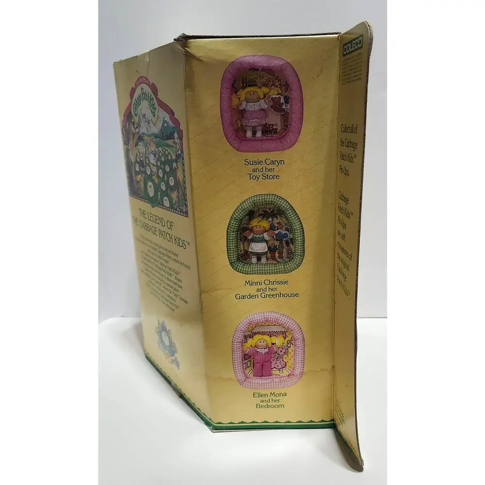 Cabbage Patch Kids Pin-Ups Ellen Mona Bedroom Sealed Vintage Coleco